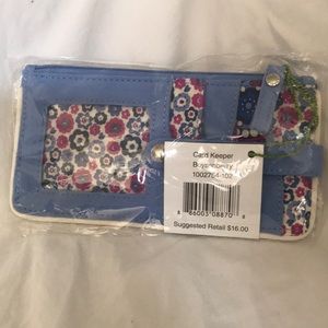 VERA BRADLEY Card Keeper in BOYSENBERRY